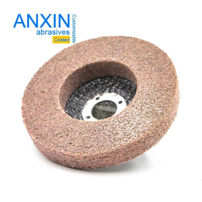 Customized 115X22mm Aluminum Oxide Unitized Flap Disc with Abrasives Machine for Grinding Metal Stainless Steel Wood