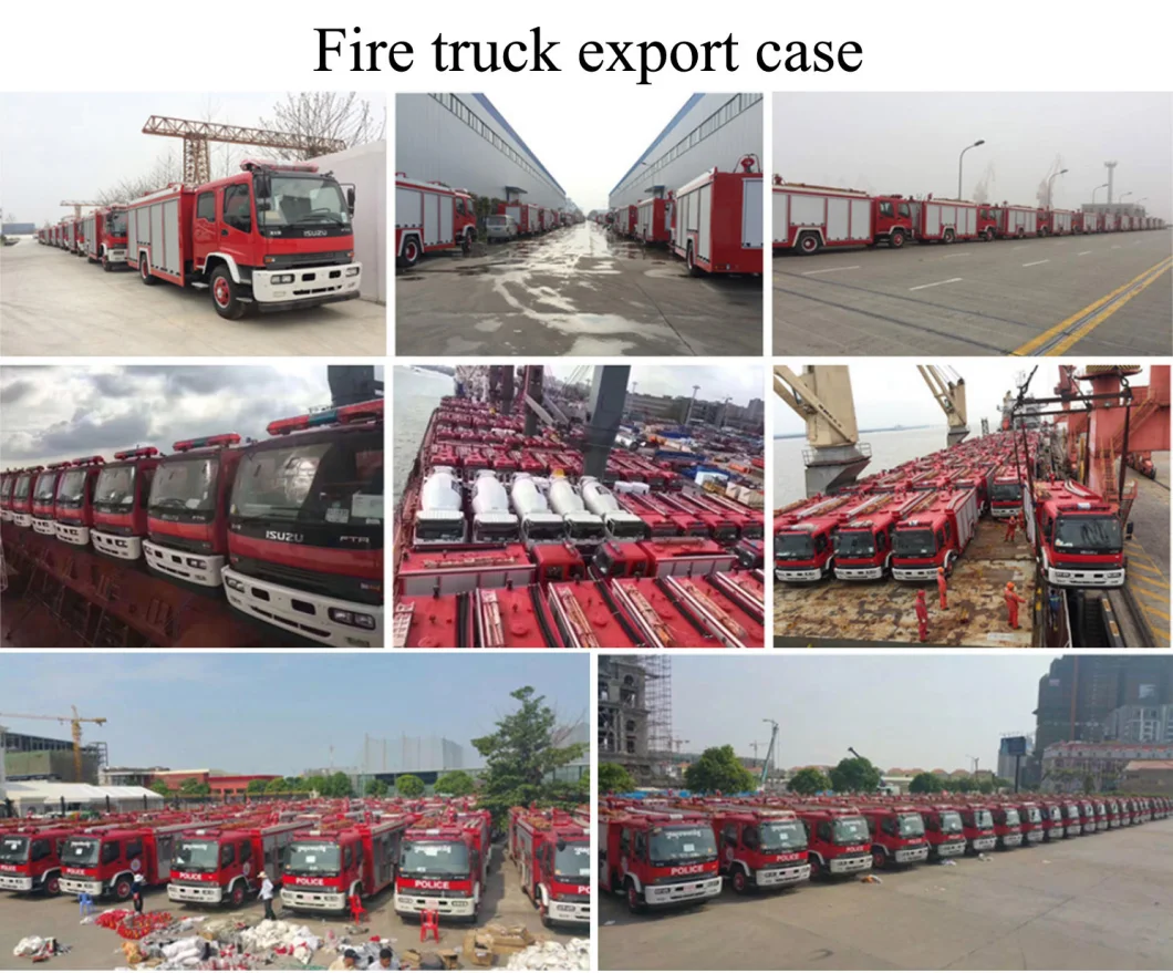 Isuzu Bulk Purchase Order 86 Fire Trucks for Export to Cambodia