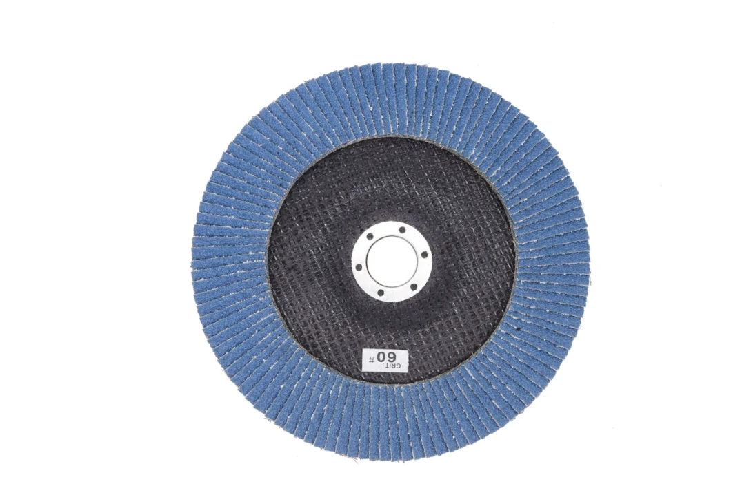 Abrasive Tooling Deerfos 80# Zirconia Aluminum Flap Disc for Angle Grinder Polishing Grinding