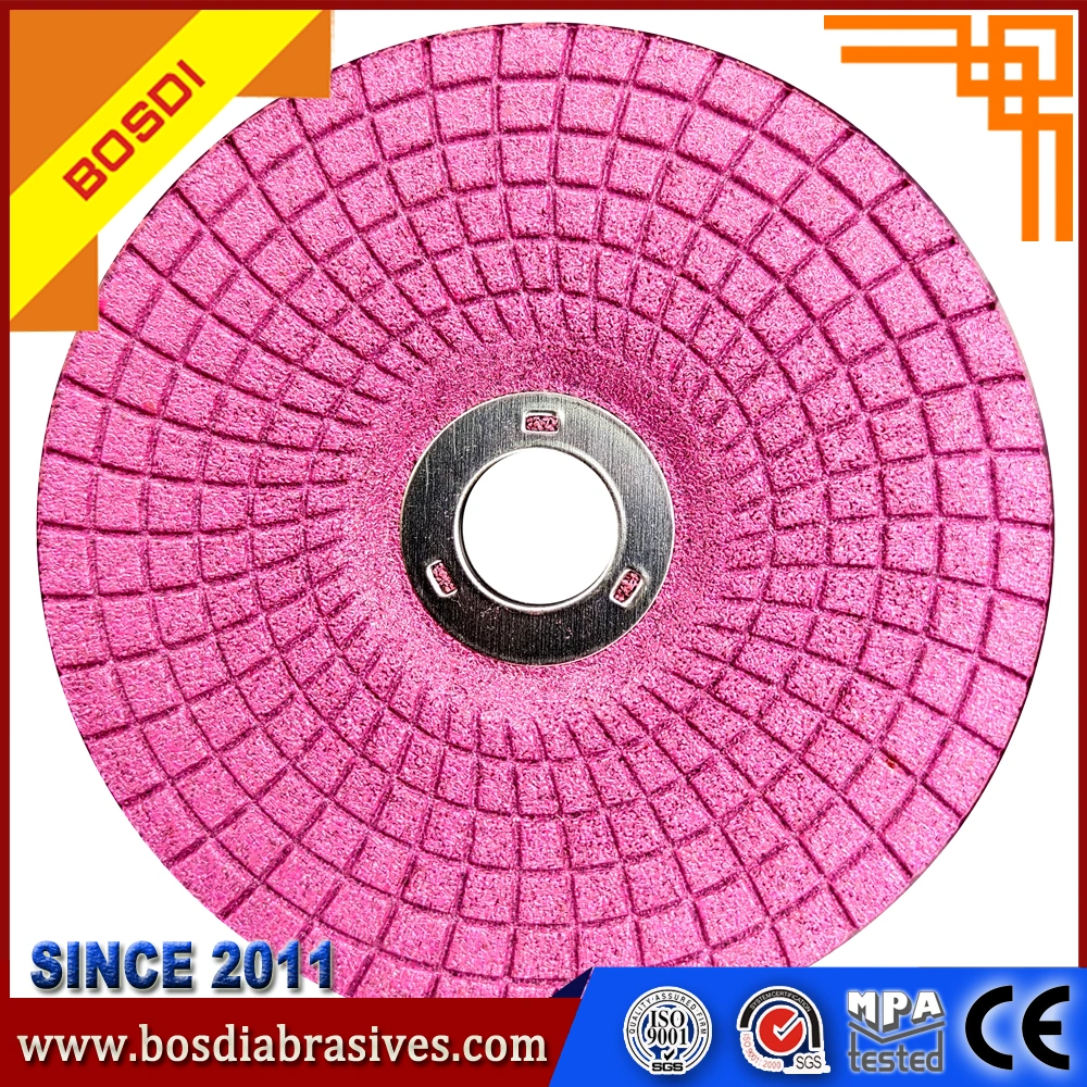 Bosdi Aluminium Alloy Grinding Wheel 4"X1/8"X5/8" (100X3X16mm) , Non-Viscous, No Burn, Very Sharp, Flexible and Safe, Grit 36-220#, Different Color and Shape