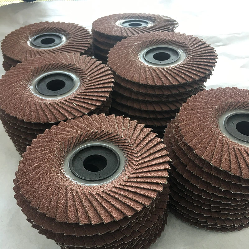 Wholesale Price High Quality 100X16mm Zirconia Aluminum Flexible Flap Disc for Metal and Stainless Polishing Grinding