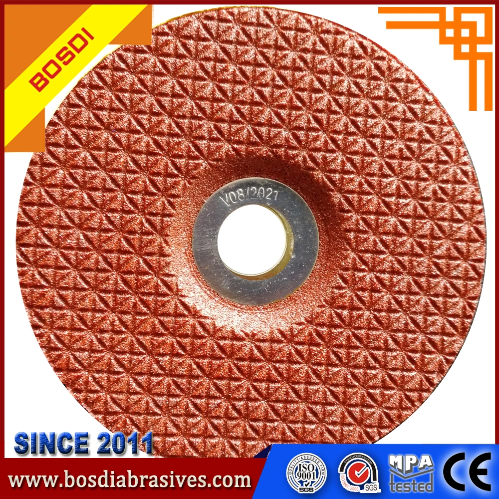 Bosdi Aluminium Alloy Grinding Wheel 4"X1/8"X5/8" (100X3X16mm) , Non-Viscous, No Burn, Very Sharp, Flexible and Safe, Grit 36-220#, Diffrent Shape