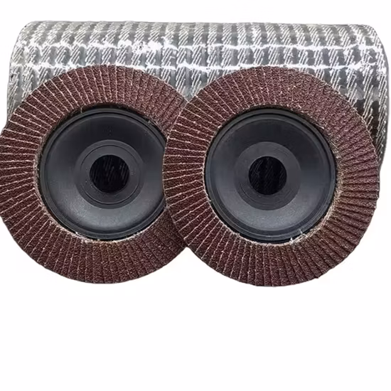 Disco de láminas abrasivo de óxido de aluminio para rueda de láminas de 5 pulgadas/125 mm