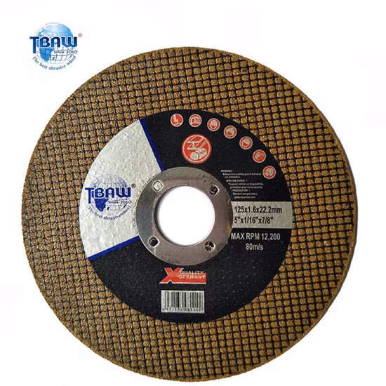 Disco de corte 125X1 para acero inoxidable